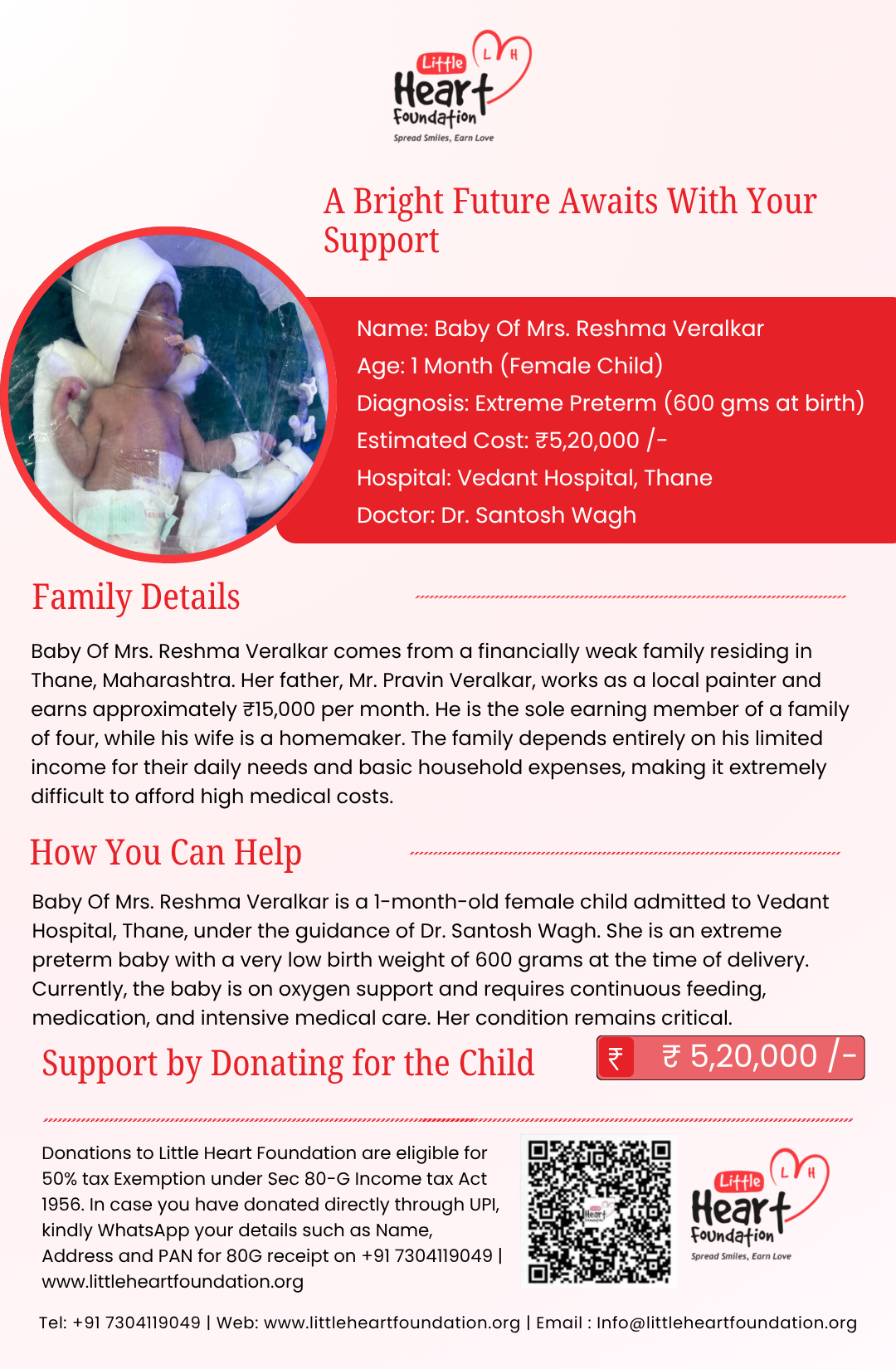 Nanhi Pari Foundation Appeal Letters